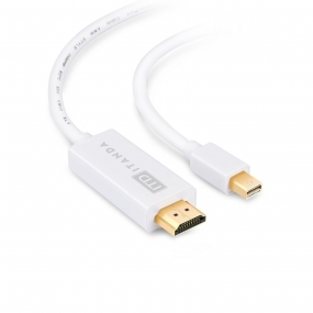 ITANDA Mini DisplayPort(Thunderbolt)to HDMI Cable Female 6ft Cord Gold Plated for MacBook