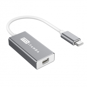USB-C to Mini DisplayPort Adapter - ITD ITANDA 4K Thunderbolt 3 to Mini DP Adapter Cable for Apple N